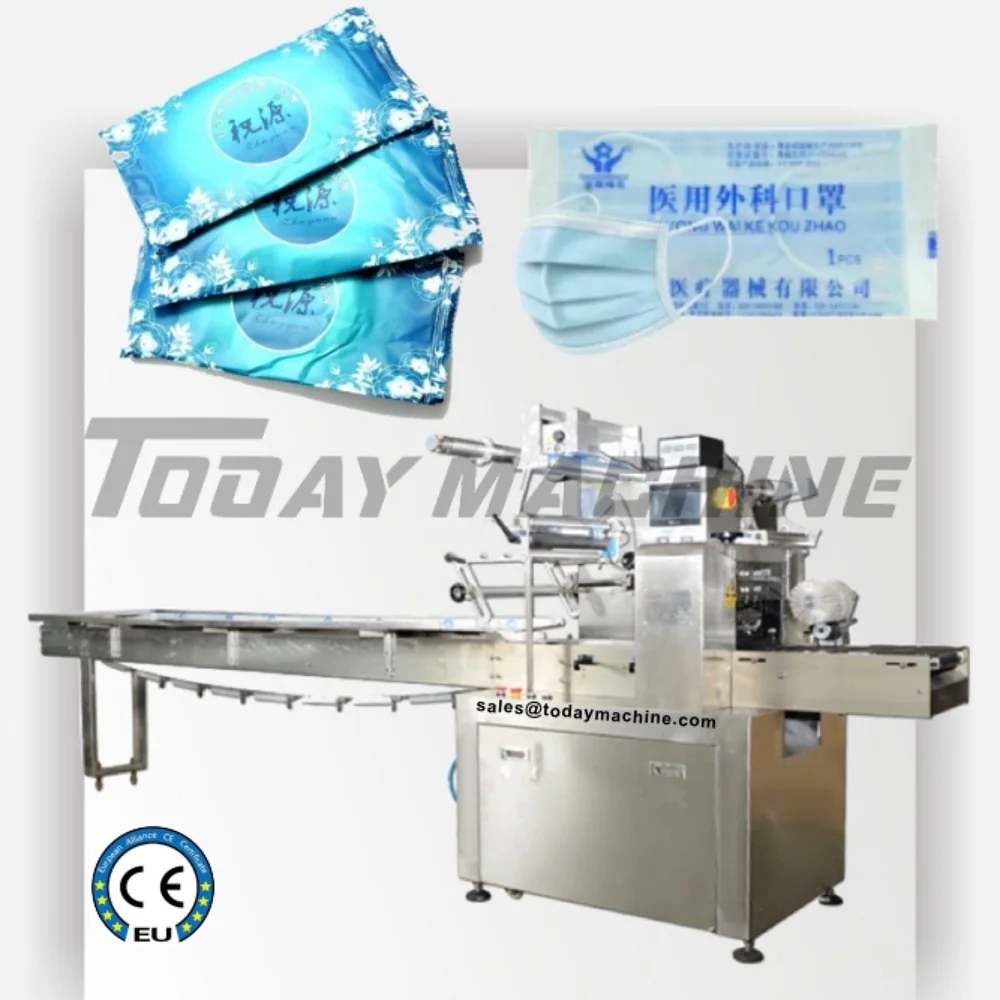 Automatic High Speed Durian Chocolate Cake Wrapping Machine
