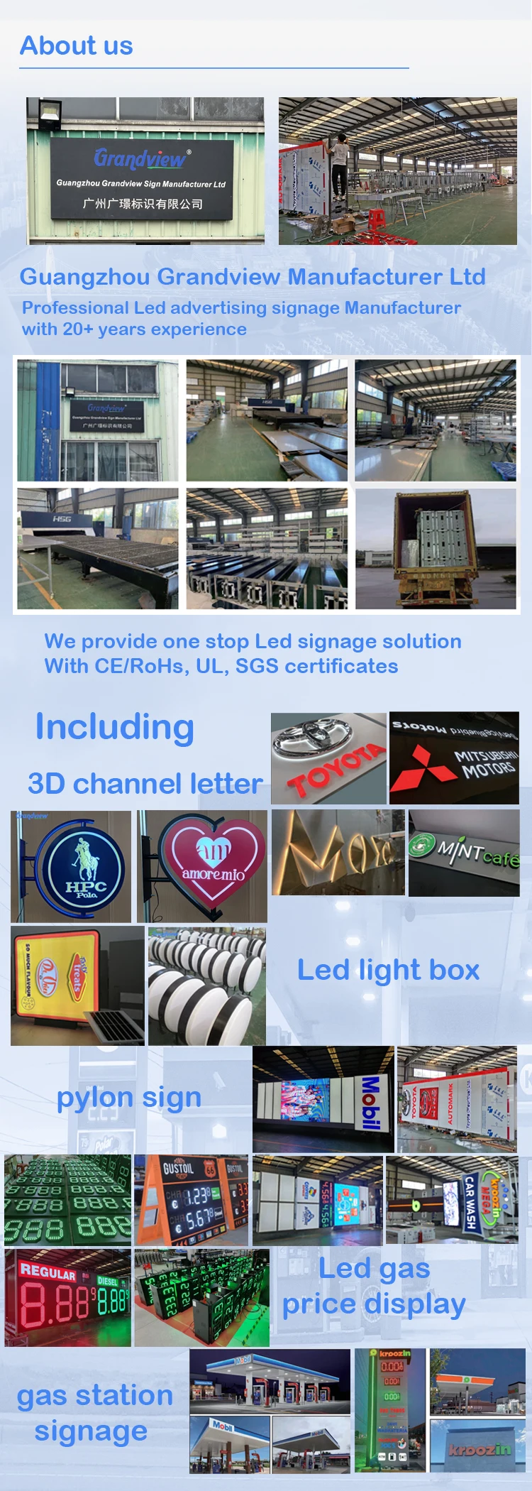 Outdoor/indoor 3D Letter LED Sign Smoke Shop Logo Acrylic Metal Channel Letter Advertising Sign details