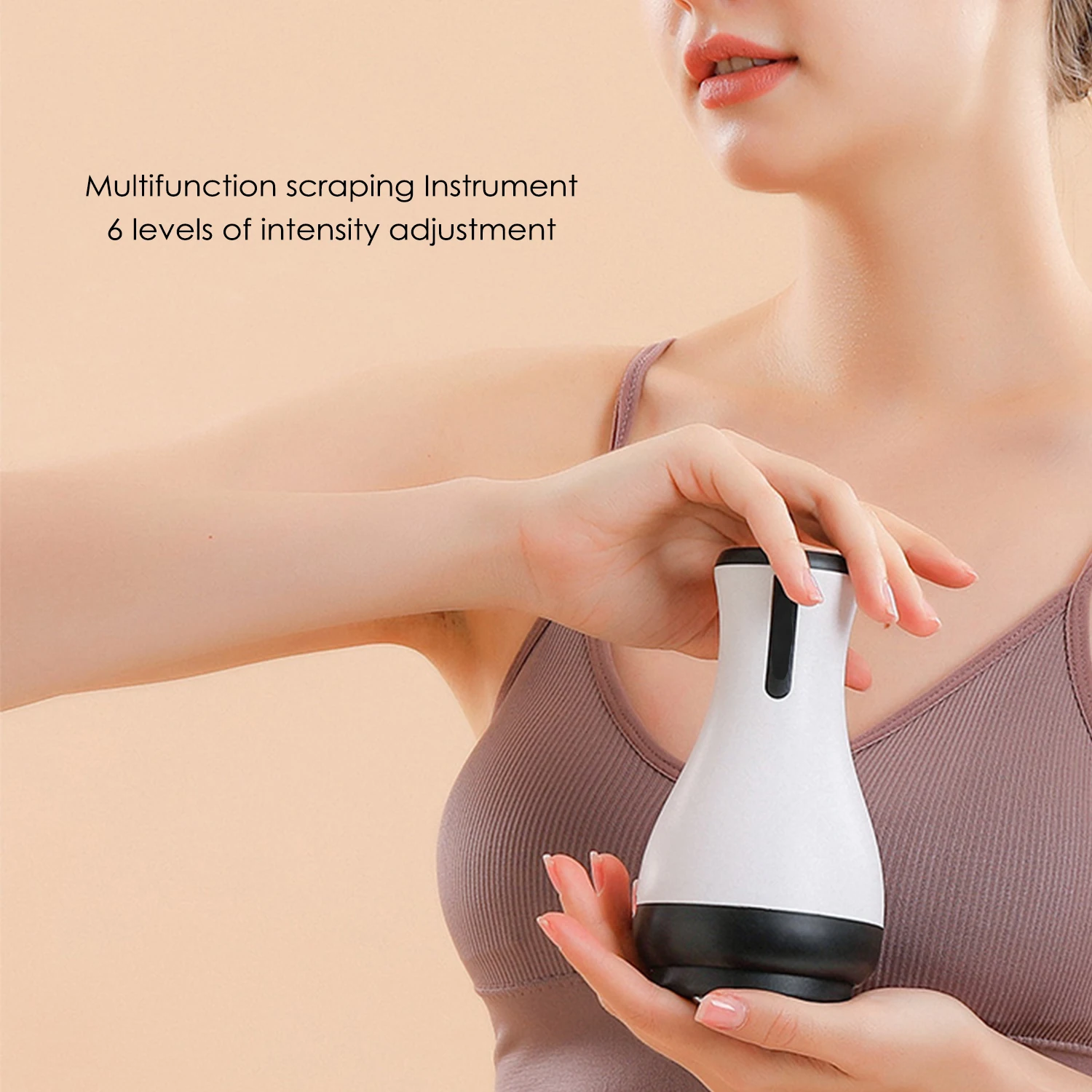 2023 Portable Electric Scraping Health Instrument Cupping Therapy Device Handheld Heat Negative Pressure Relax Gua Sha Massage