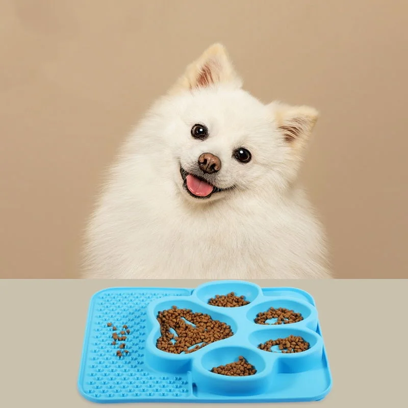 Manufacturer Custom New Design Anxiety Relief Dog Lick Pad Silicone Pet Slow Feeder Dog Lick Mat