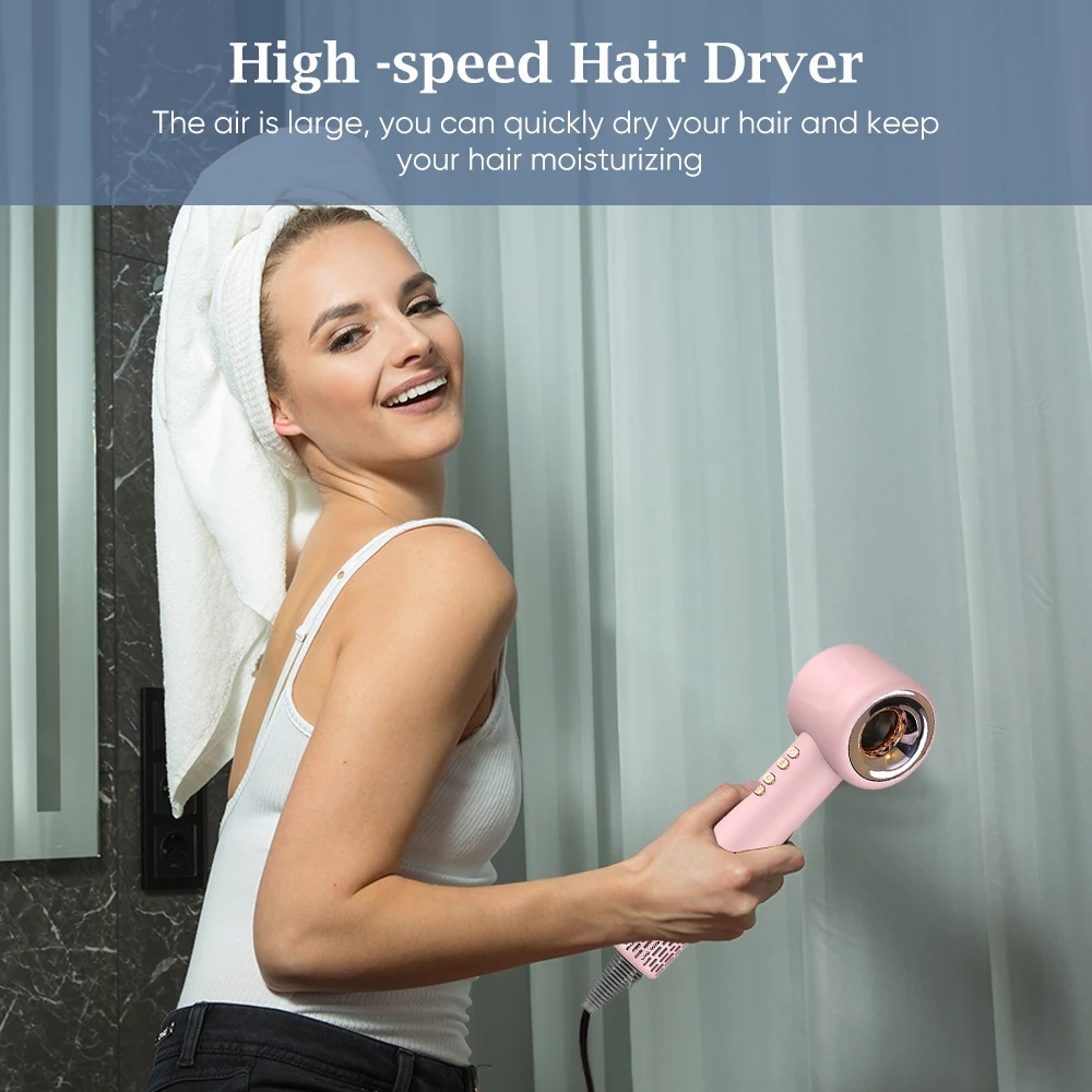Effortless Hair Drying with the High Speed Blow Dryer