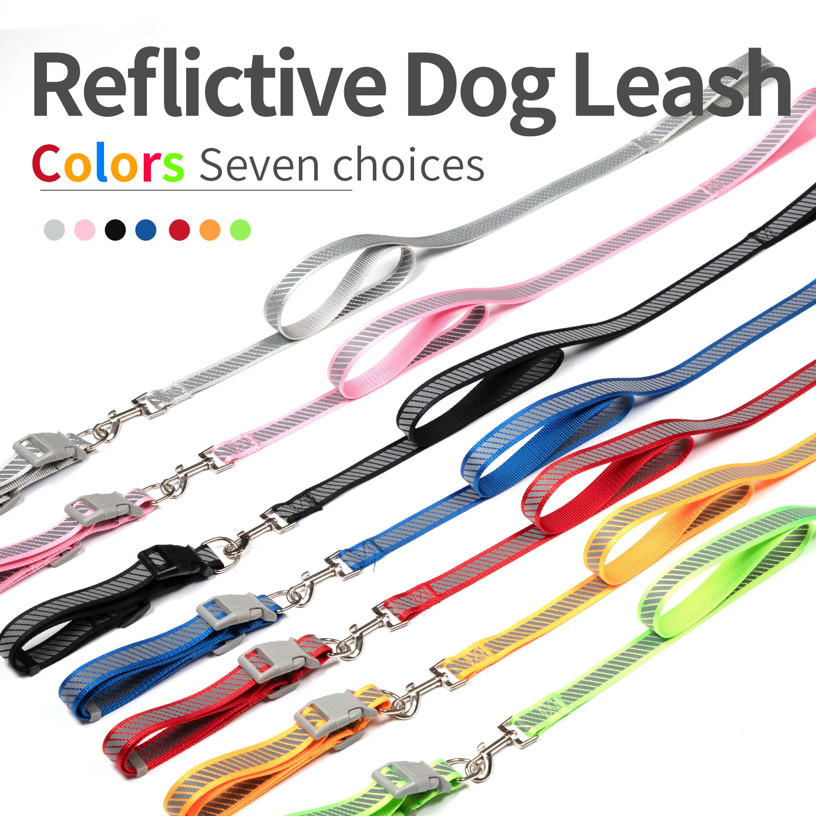 Lymon Pet Leashes Wholesale High Quality Dog Leash Nylon Reflective