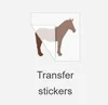 Transfer stickers