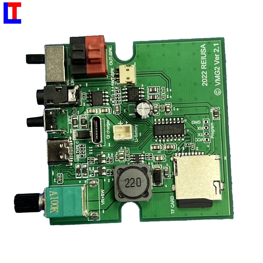 Wireless Subwoofer Powered Speaker PCB Board Reverse Engineering MP3 Player Audio Interface PCB Schematic Design Product PCBA