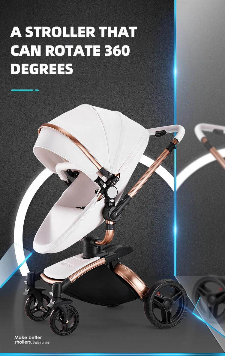 Wholesale New Born Lightweight Foldable Pram 3 In 1 Folding Light Carriage Cheap Baby Stroller