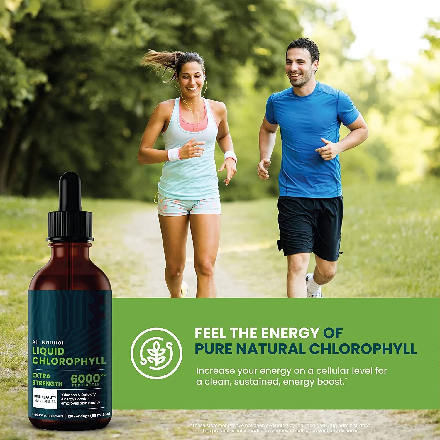 Private Label Hot Selling Chlorophyll Liquid Drops Natural Energy