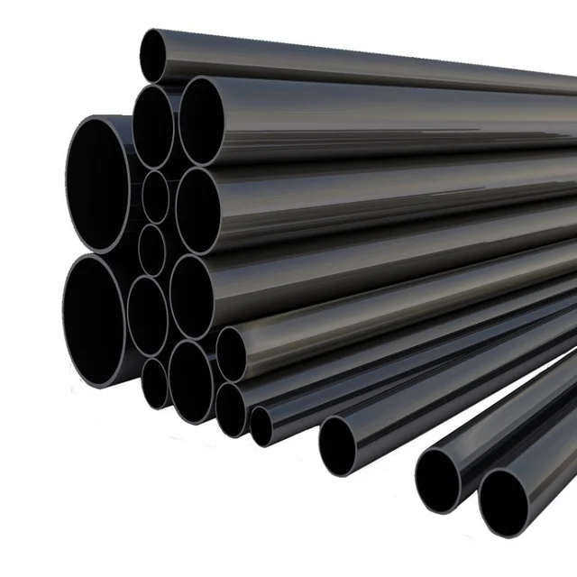 ERW High Quality 1.5mm Thick 6m Long Black Steel Pipe Carbon API Pipe DN 40 round pipe