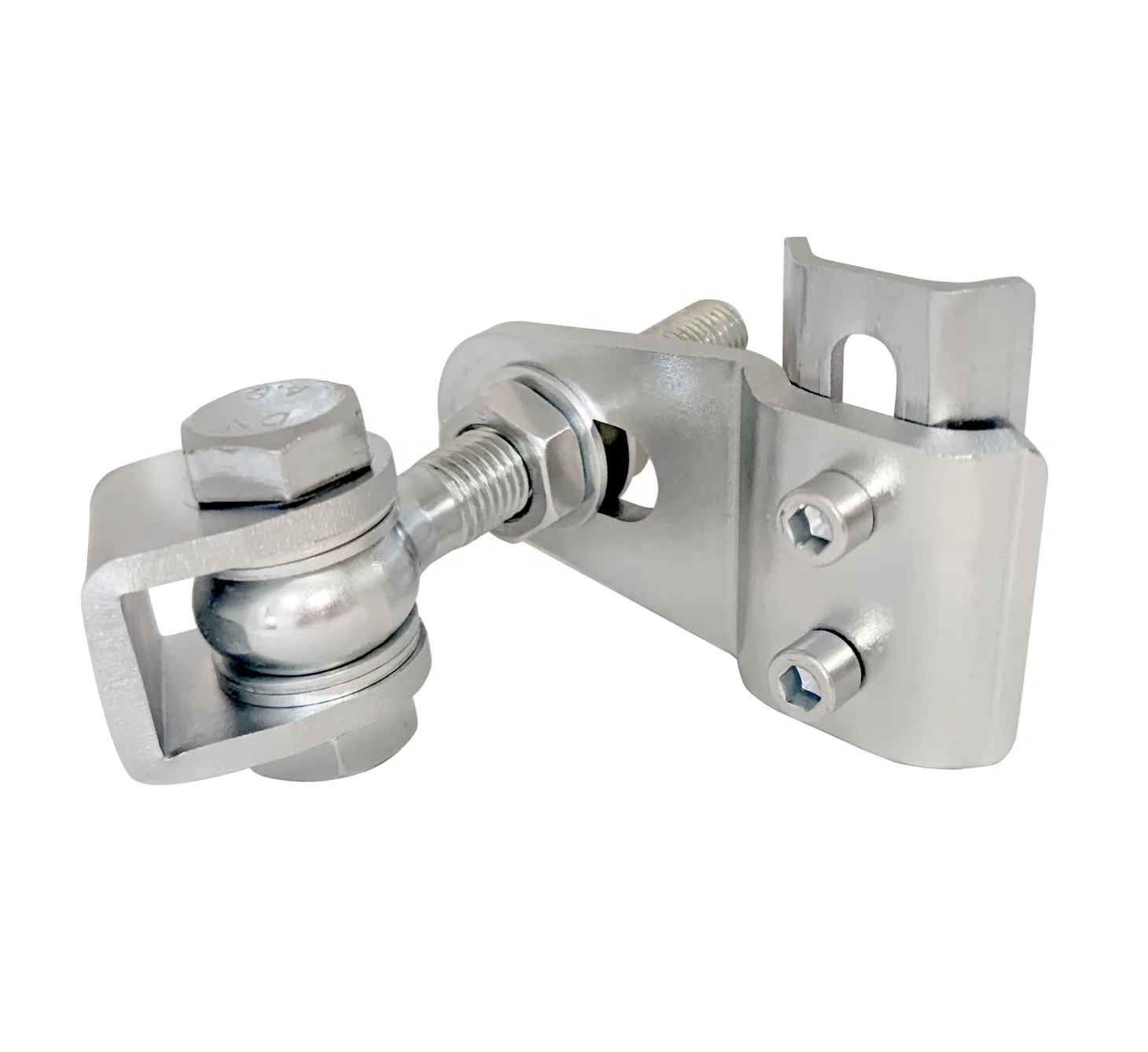 Galvanized Adjustable Gate Welding Hinge With Long Bolt Nut And U Bush