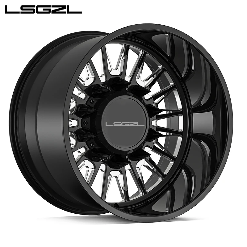 New Forged 20-28 Inch Deep Dish Chrome Polish Dually Wheels 100MM 8x65 / 8x200 / 8x165.1 / 6x139.7