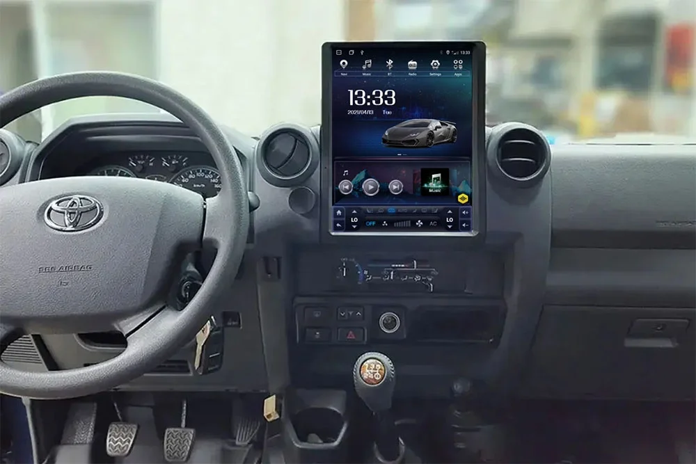 13'' RoadNavi TS10 Tesla Android Car Radio for Toyota Land Cruiser LC70 LC75 LC76 LC79 Car Dvd Gps Wifi 4G Dsp Carplay 360
