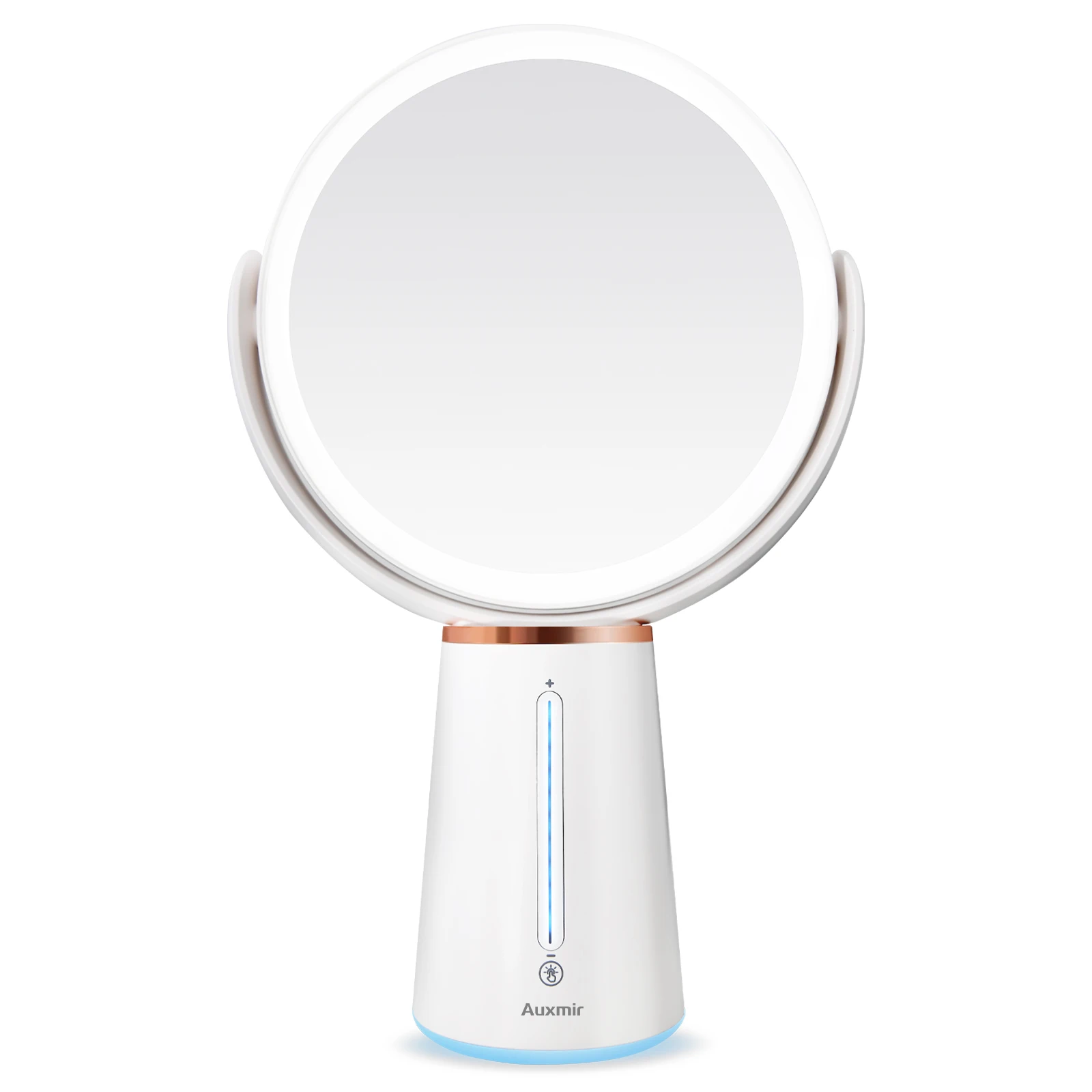 hot selling cheap double-sided shaving mirror rechargeable