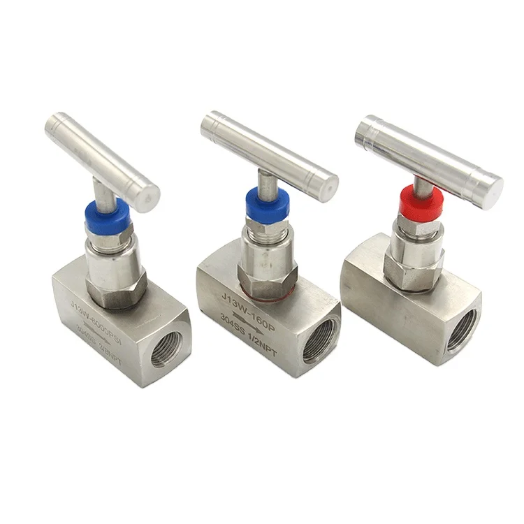 Industrial Stainless Steel Body Material Needle Valve 1/8 Mnpt for Water