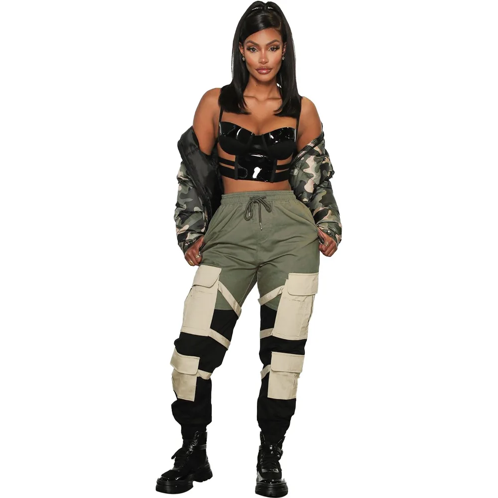 Womens Cargo Pants Fashion Cool 