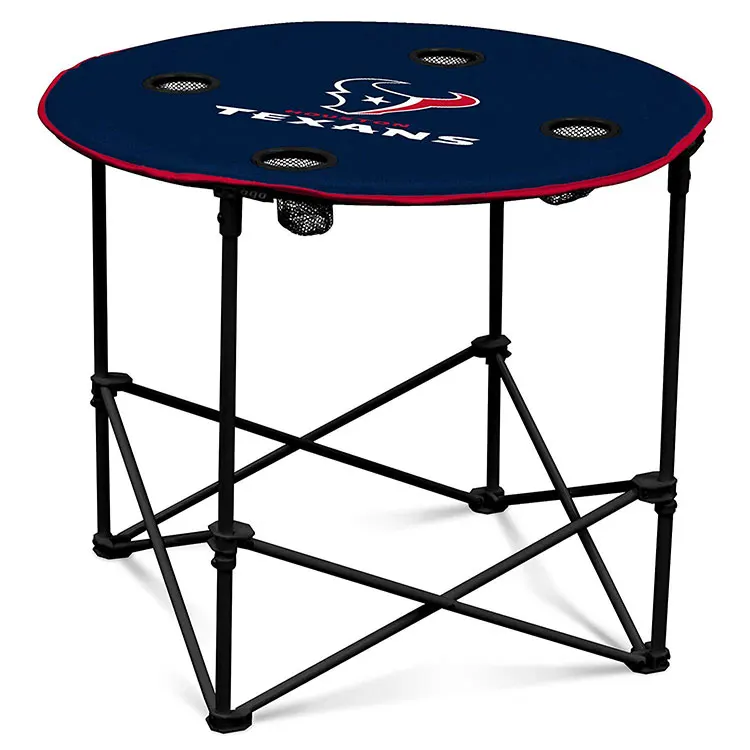 Foldable Lightweight Stackable Waterproof BBQ Picnic Roll Fold Camping Table Compact Portable Outdoor Iron Furniture Courtyard