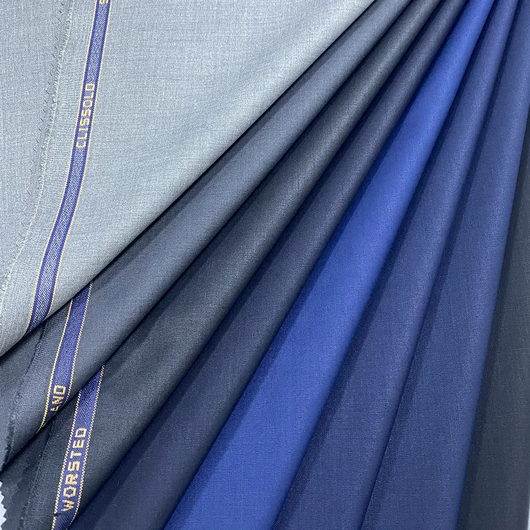 Высокое качество оптовая продажа полиэфирная вискозная Смешанная Мужская подходящая ткань
