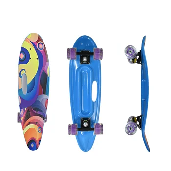 NEW Skate board Cruiser 26 inch Skate board Girls Boys Plastic Penny Board Double Kick Concave PennyBoard