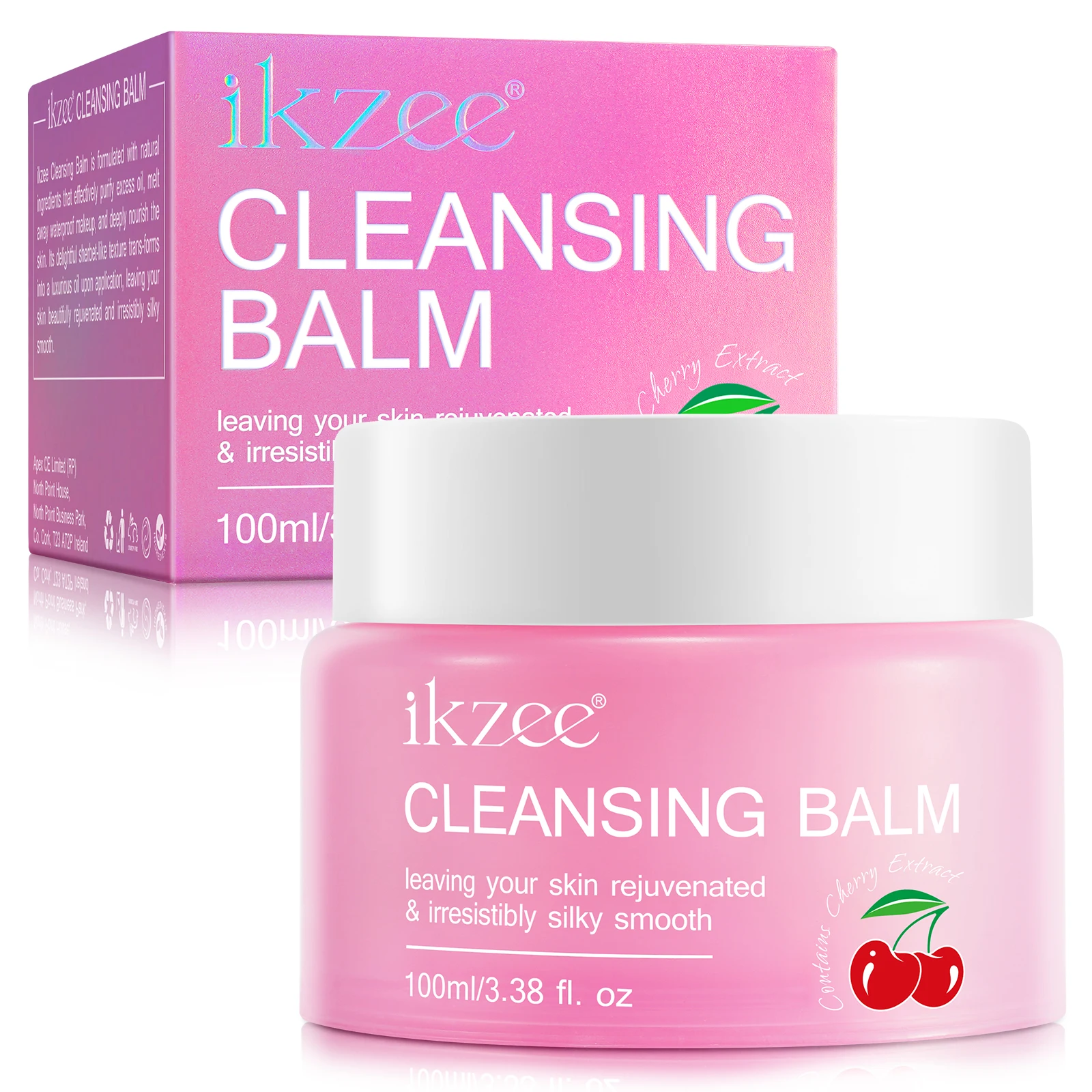 洗顔料 IKISE 2 Face Wash & 1 Cleansing Balm IKZEE 100ml Deep Cleansing Balm - Effective Makeup Remover for