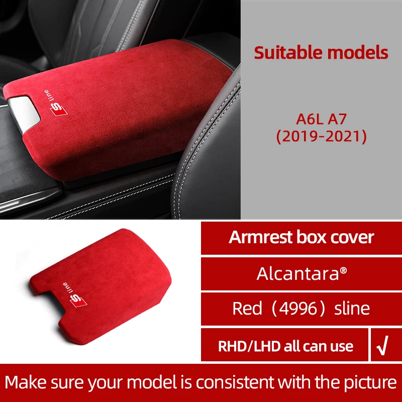 Alcantara Auto Cover Red 4996