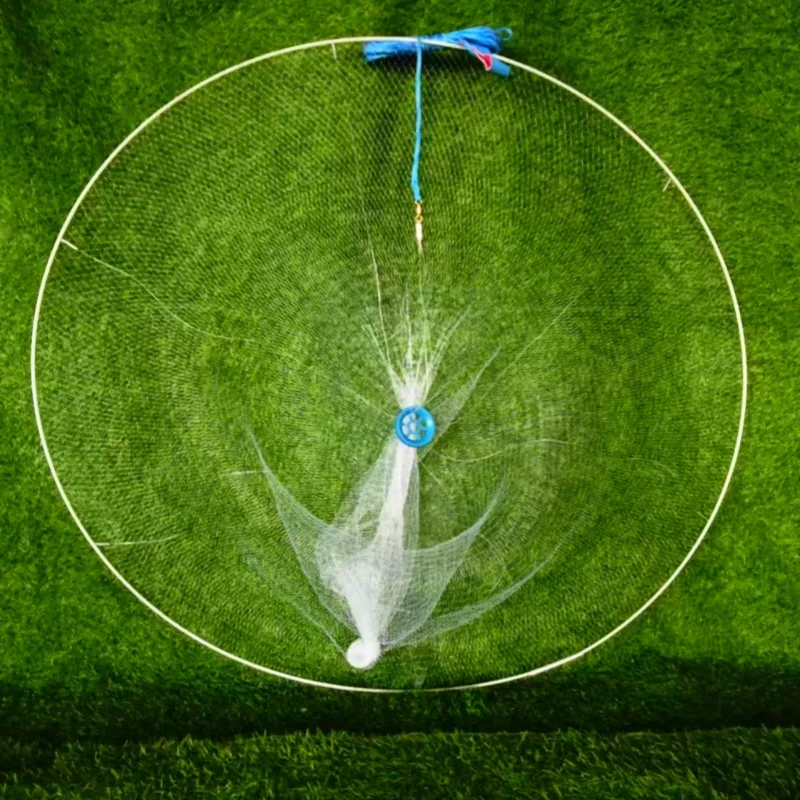Supply Factory Price Durable Ring Net Fishing Net Fishing Artifact Can Be Folded and Easy to Throw Supply Factory Price Durable Ring Net Fishing Net Fishing Artifact Can Be Folded and Easy to Throw