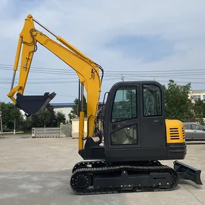 EPA EURO 5 Cummins Engine 6 Ton Excavator Best Price Chinese Crawler Digger 1 Year Warranty Core Components Motor Pump