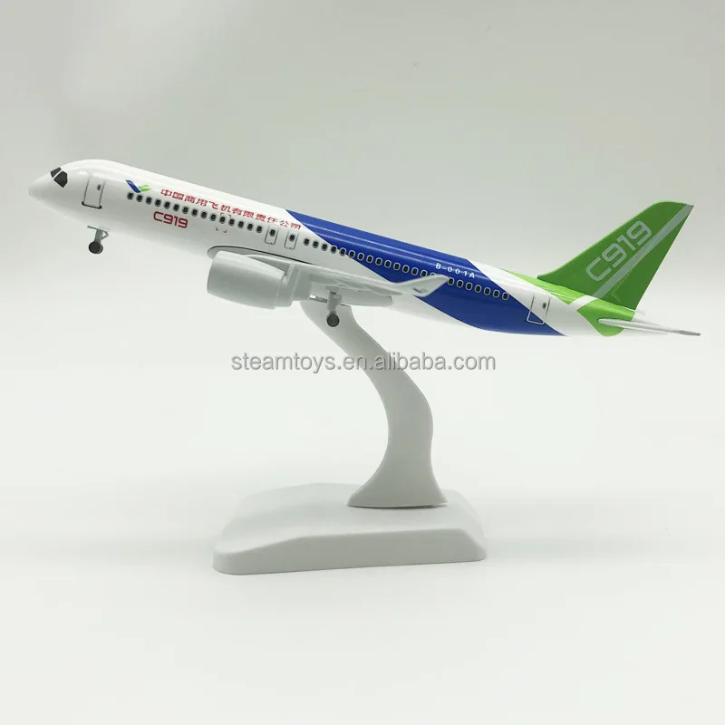 Modèle D'Avion En Métal COMAC C919 - Maquette Aviation 20 Cm, Moulée Sous Pression Avec Trains D'Atterrissage, Réplique Détailée China Air - 4