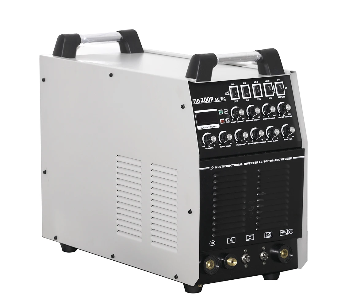 Portable Welding Machine 2 in 1 TIG/SMAW 250A with Warning Buzzer VRD Mode 4 Casters