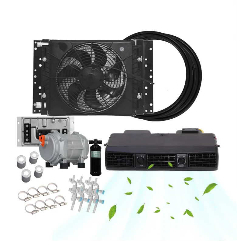 Universal A/C System for RV Vans Classic Cars Pickup Trucks  Cooler 12V DC Car Air-conditioner