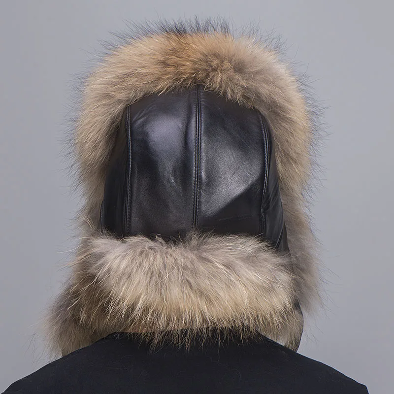 big fur hat raccoon fur 4