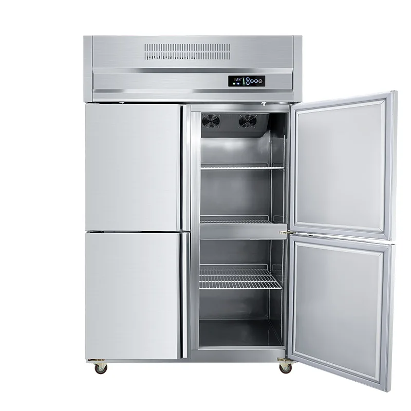 ステンレス製4ドア冷蔵庫 AQUA、ステンレス扉採用で355Lの4ドア冷凍