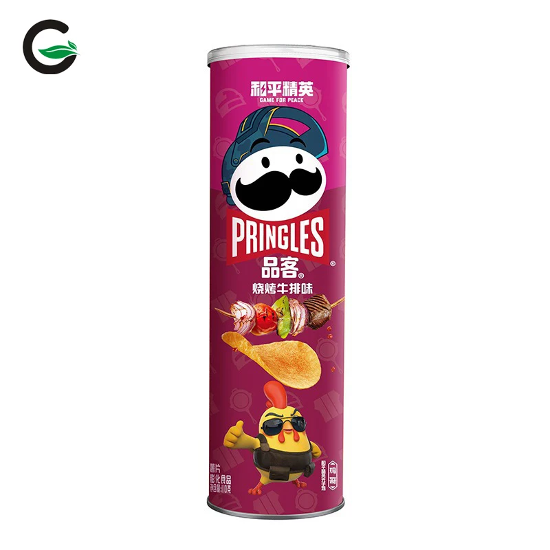 Lay's Food Beverage Factory Direct Supply Healthy Potato Chips 110g Exotic Snacks Fried Semi-Soft Texture with Salty Taste Canned Food Packaging