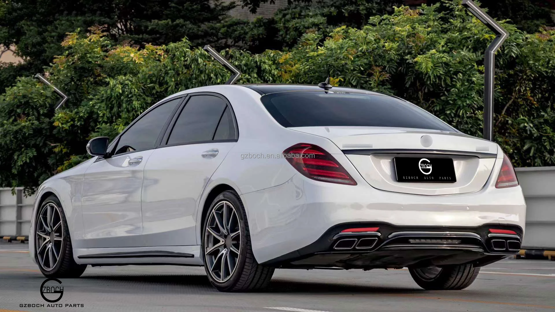 メルセデス W222 Sクラス用 222 ディフューザー S63 AMG 後部バンパー