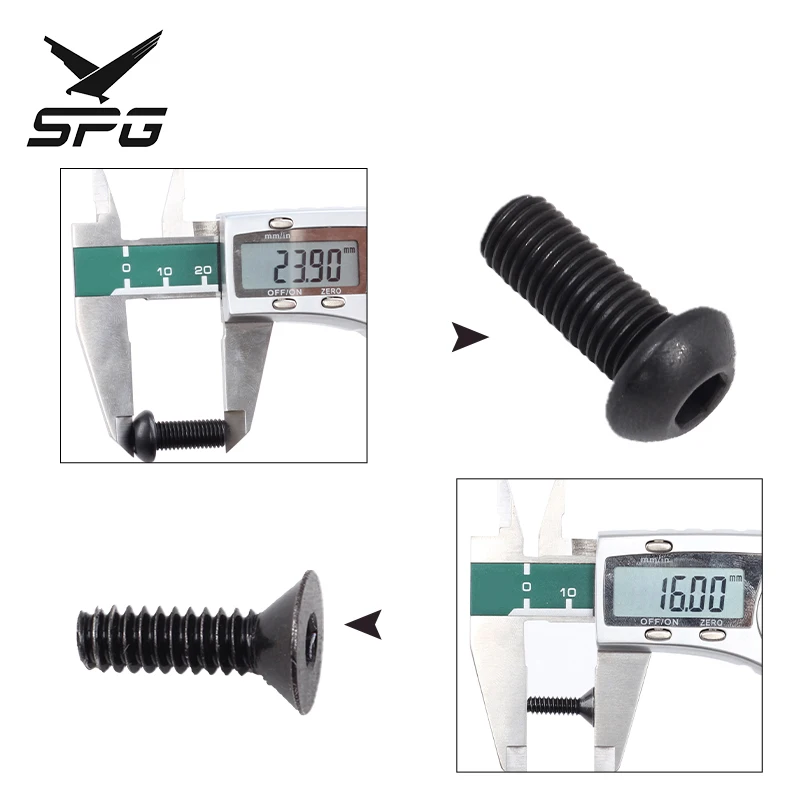 SPG Archery Replacement Screw Compound Recurve Bow Sight Arrow Rest Hunting Stainless Steel Standby Durable Wrench Accessories