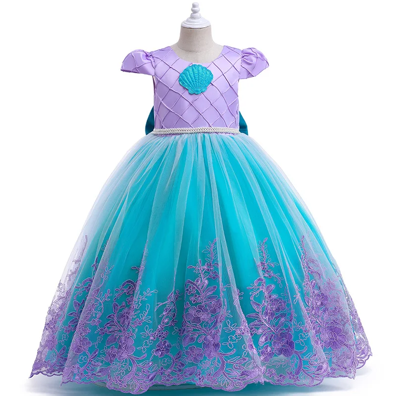 mermaid dress for 10 year olds Girls Mermaid Dress - Sparkly Sequin Mermaid Costume for Kids