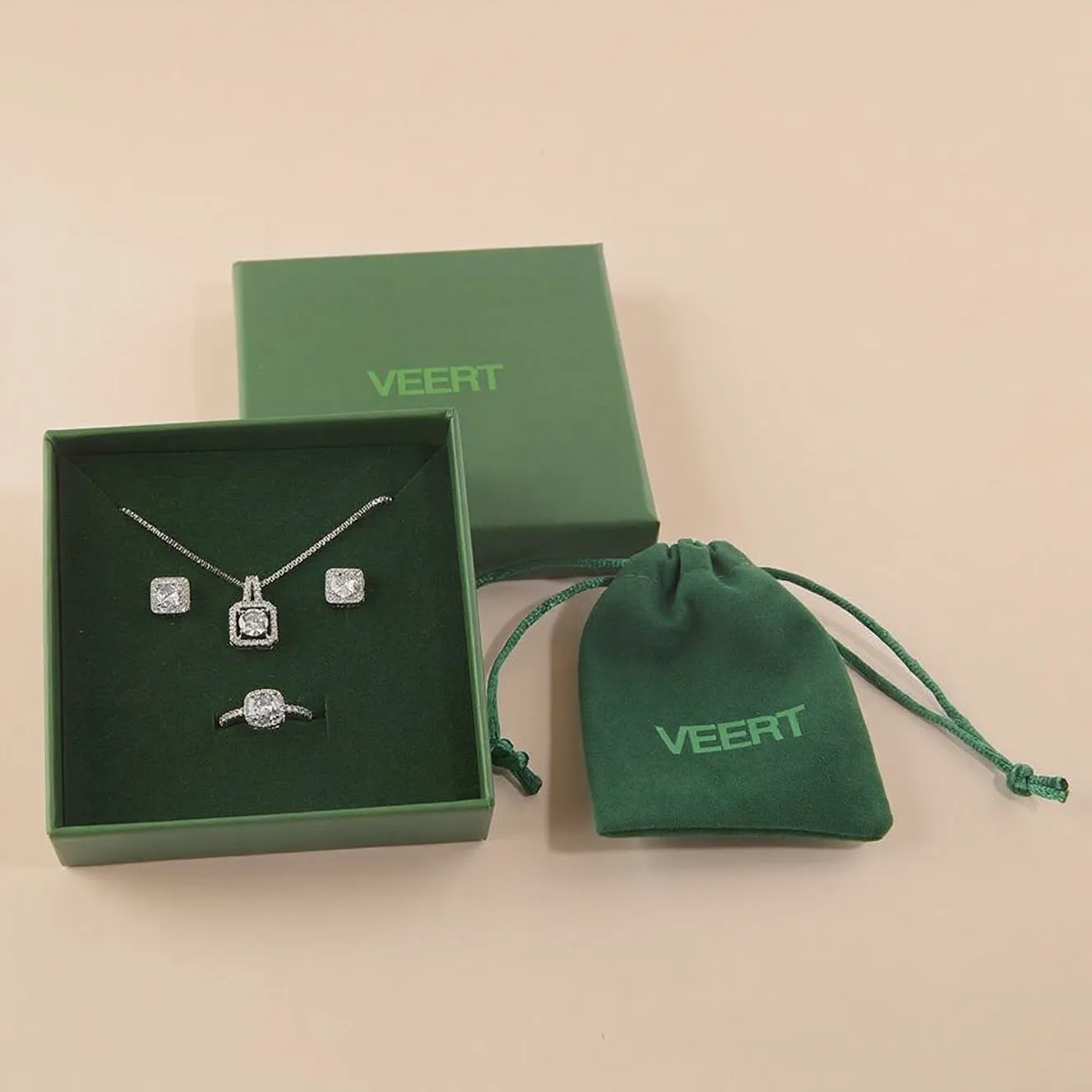 Luxus Naisten Ranne- ja Timanttikorukotelo | Mukautettu Akryylinen Matkakotelo | Kätevä Pikku Lahjapakkaus Premium Suojauksella