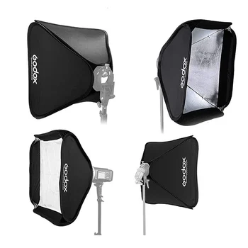 Photo Studio Accessories Godox SFUV 40*40cm Portable Softbox with S Type Bracket Holder+Carry Bag for Photography detail image