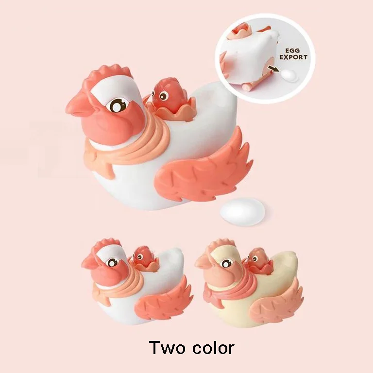 Electric Hen Laying Eggs Toy - Battery Operated Chicken with Light