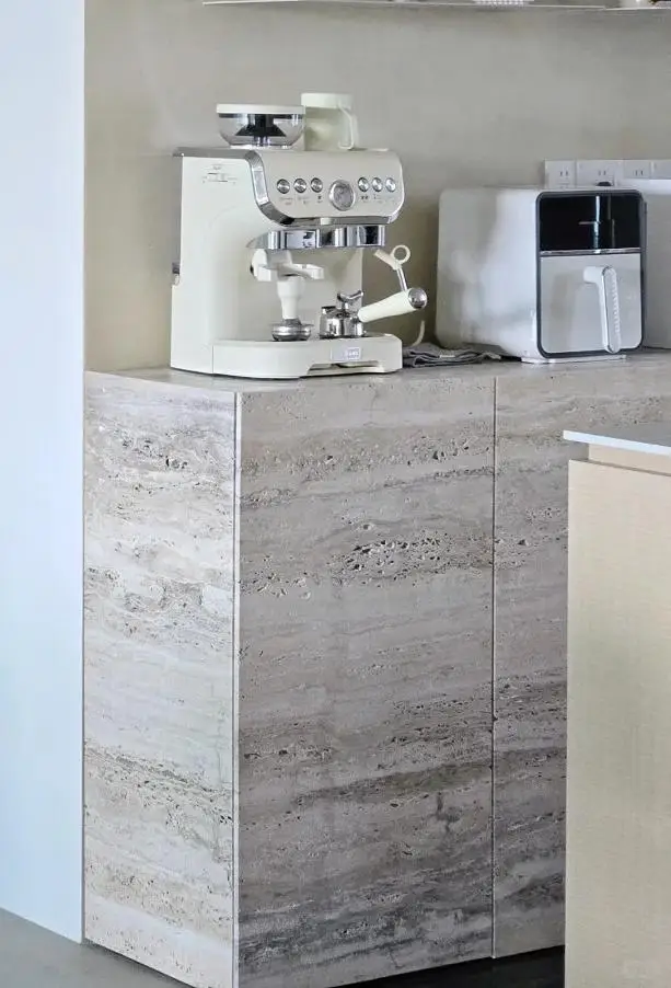 product customizable wabi sabi style natural travertine cabinets indoor kitchen and bathroom marble cabinets-4