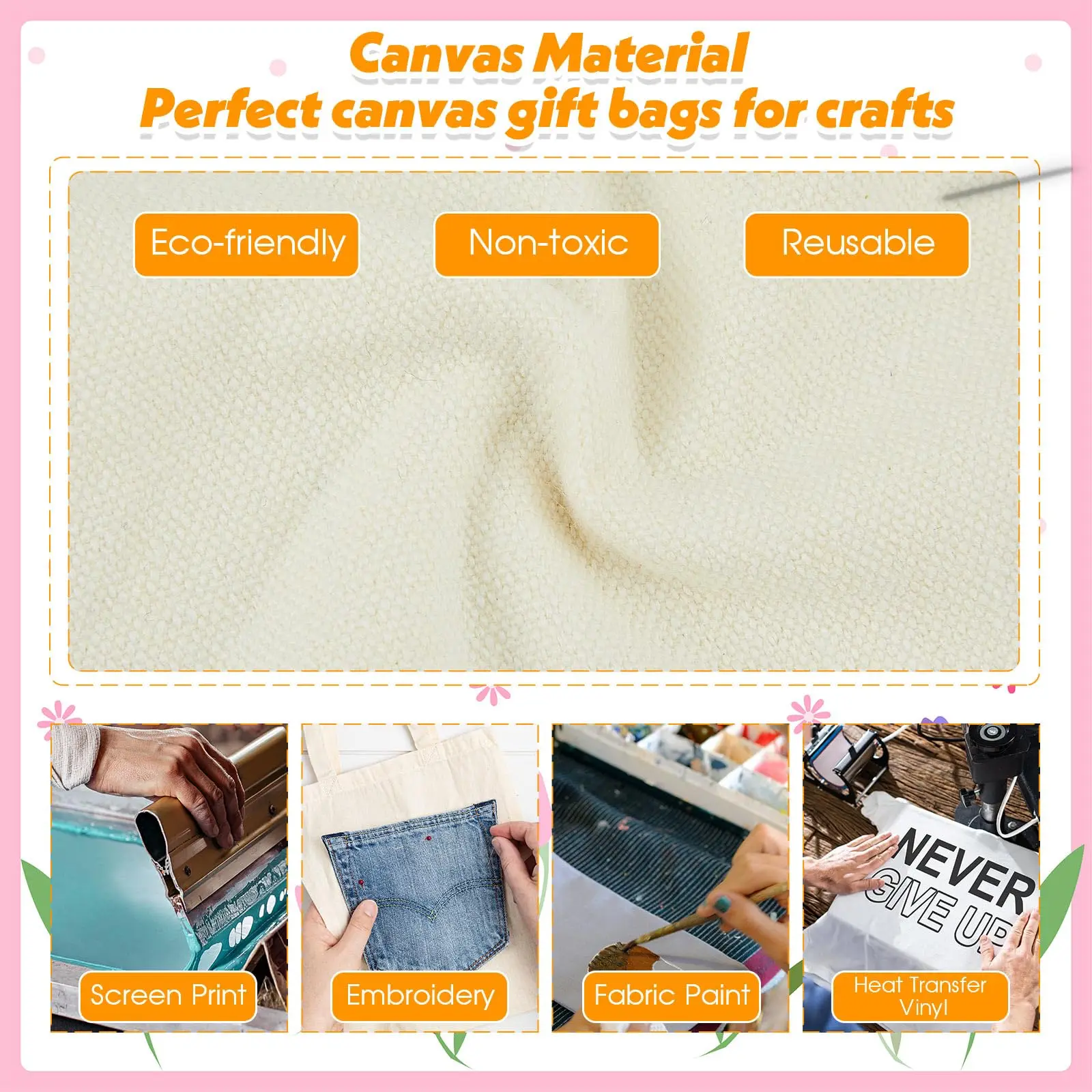 Wholesale Advertising Cotton Blank Pattern Bag Student Shoulder Shopping Bag Custom Logo Printed Hand Cotton Bag factory