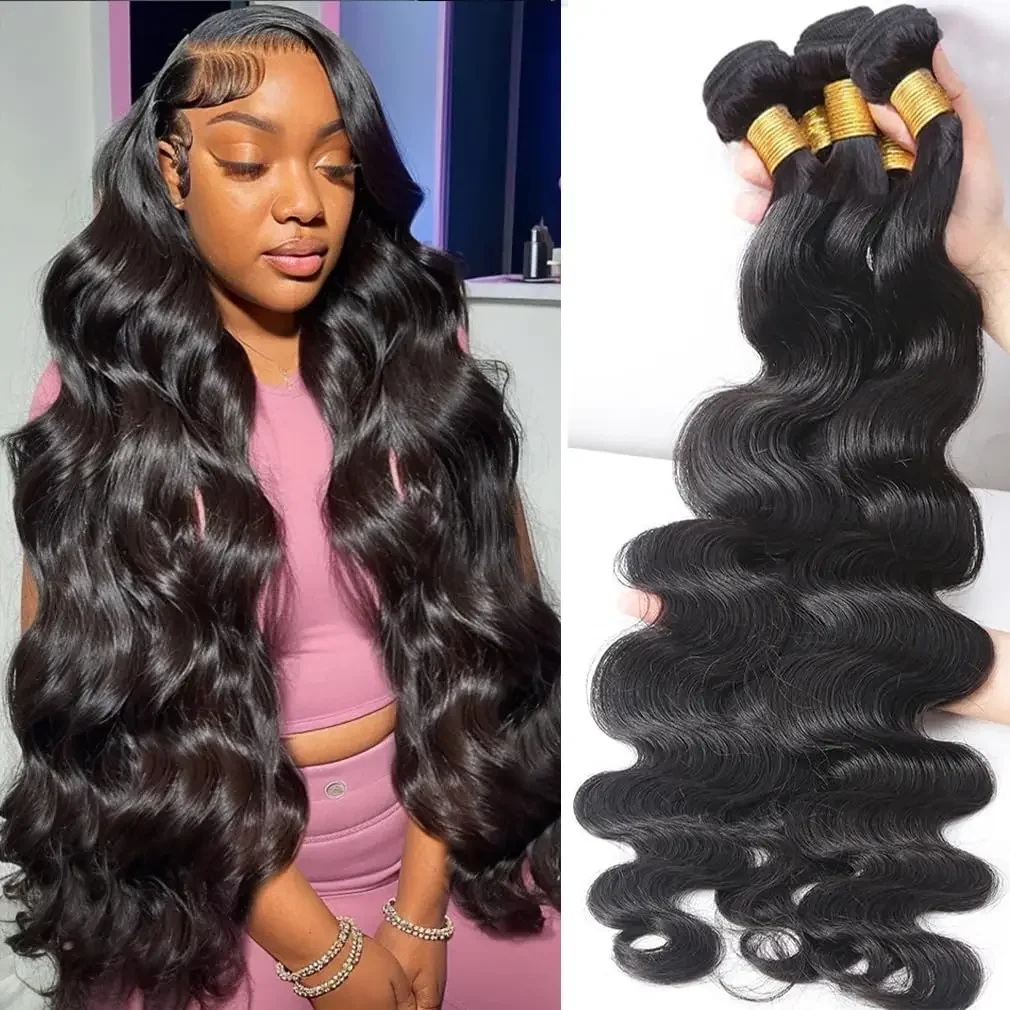 12A Brasiliano Body Wave Capelli Bundles Colore Naturale Vergine Umano Capelli Prezzo all'ingrosso_voghion.com
