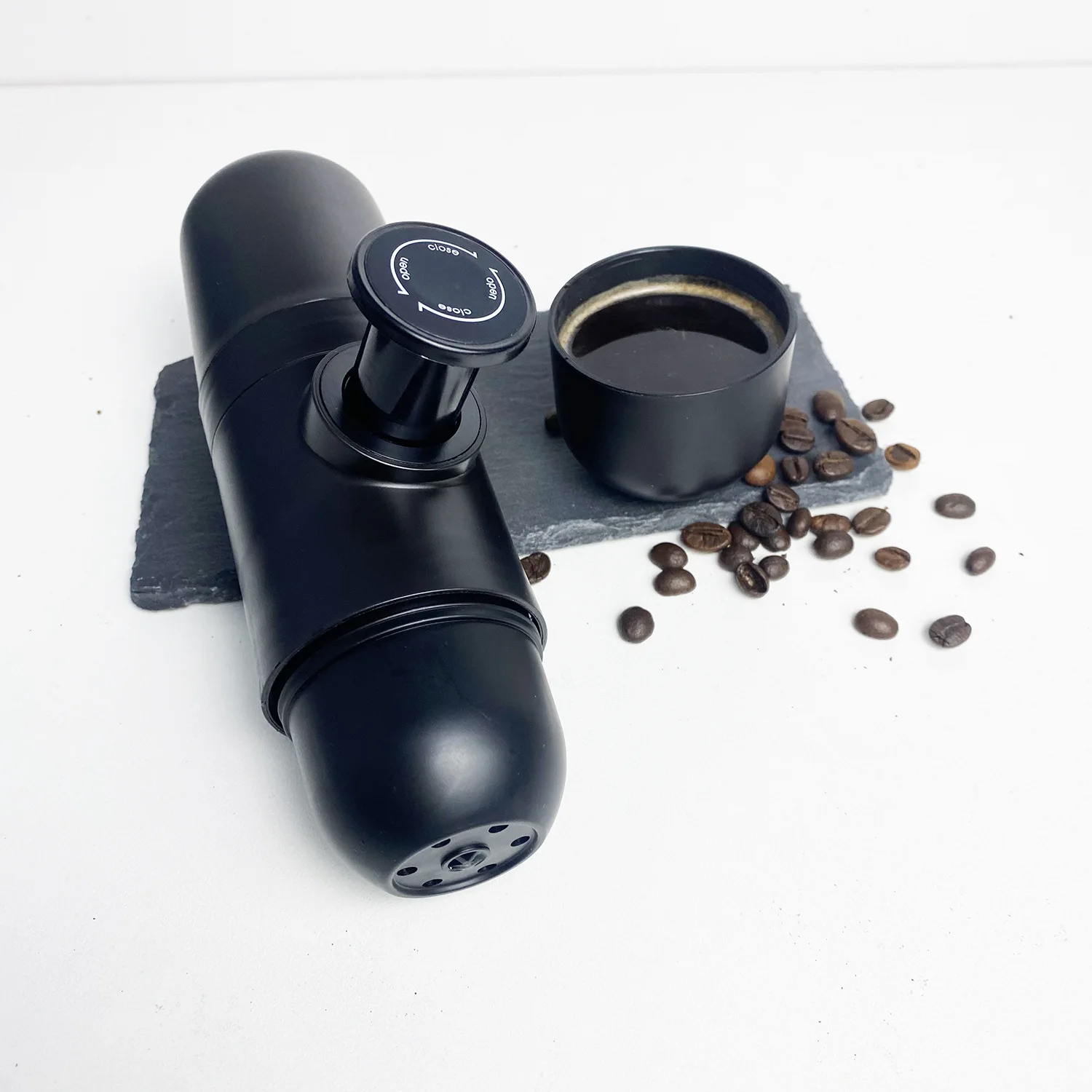 Portable Espresso Machine Compatible Capsules and Compatibles Hand Mini Coffee Maker