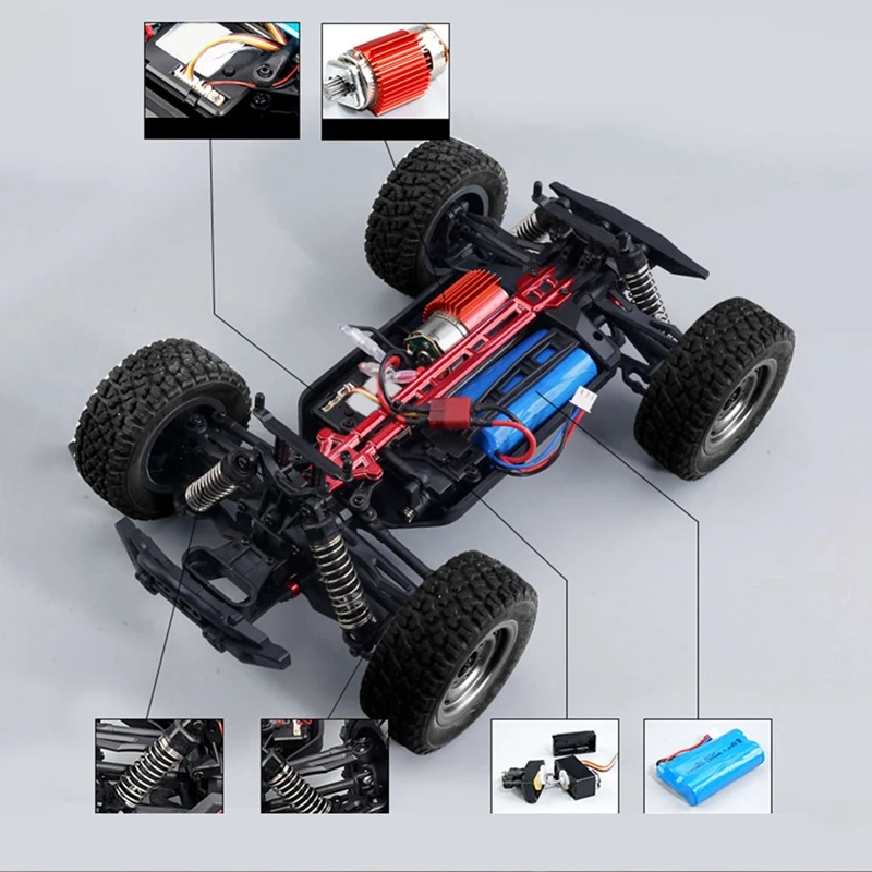 Gantry 1/16スケールRCカー 4WD RC Car GANTRY 2.4G High-Speed 1/16 4WD Drive Vehicle