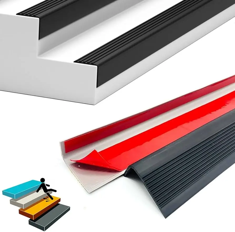 Wholesale L-Shape PVC Industrial Edge Protector Tape for Concrete Stairs - Waterproof & Abrasion Resistant