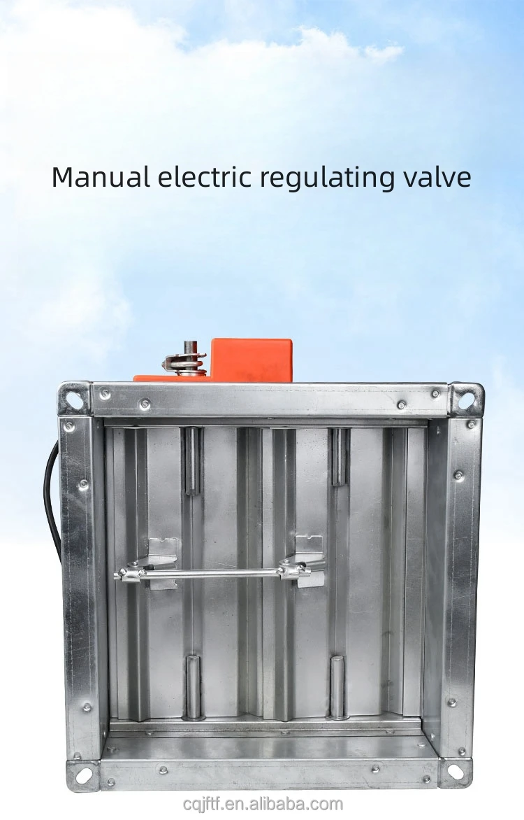 Volume Control Damper Electric Oem Odm Round Volume Control Damper Air Volume Control Damper
