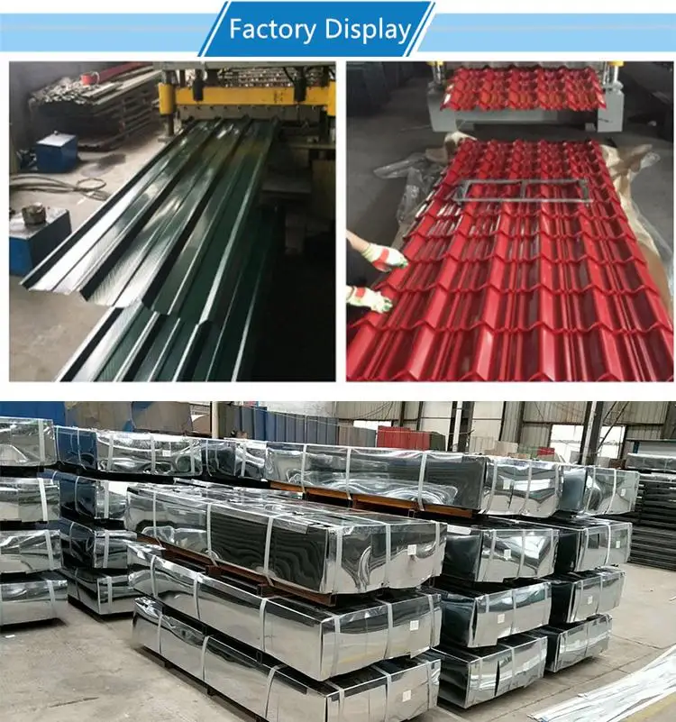 Factory Directly Supply Flat Corrugated Iron Sheet 32 Gauge Roof Design