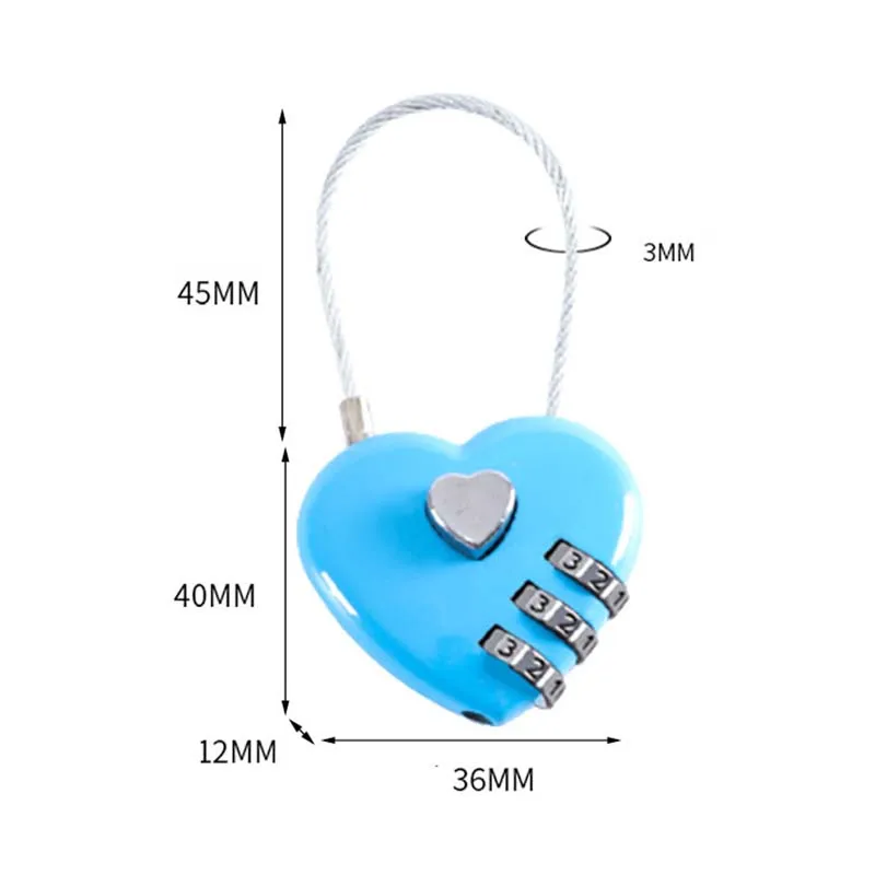 Mini Travel Luggage Lock Safty Suitcase Security A... – Vicedeal