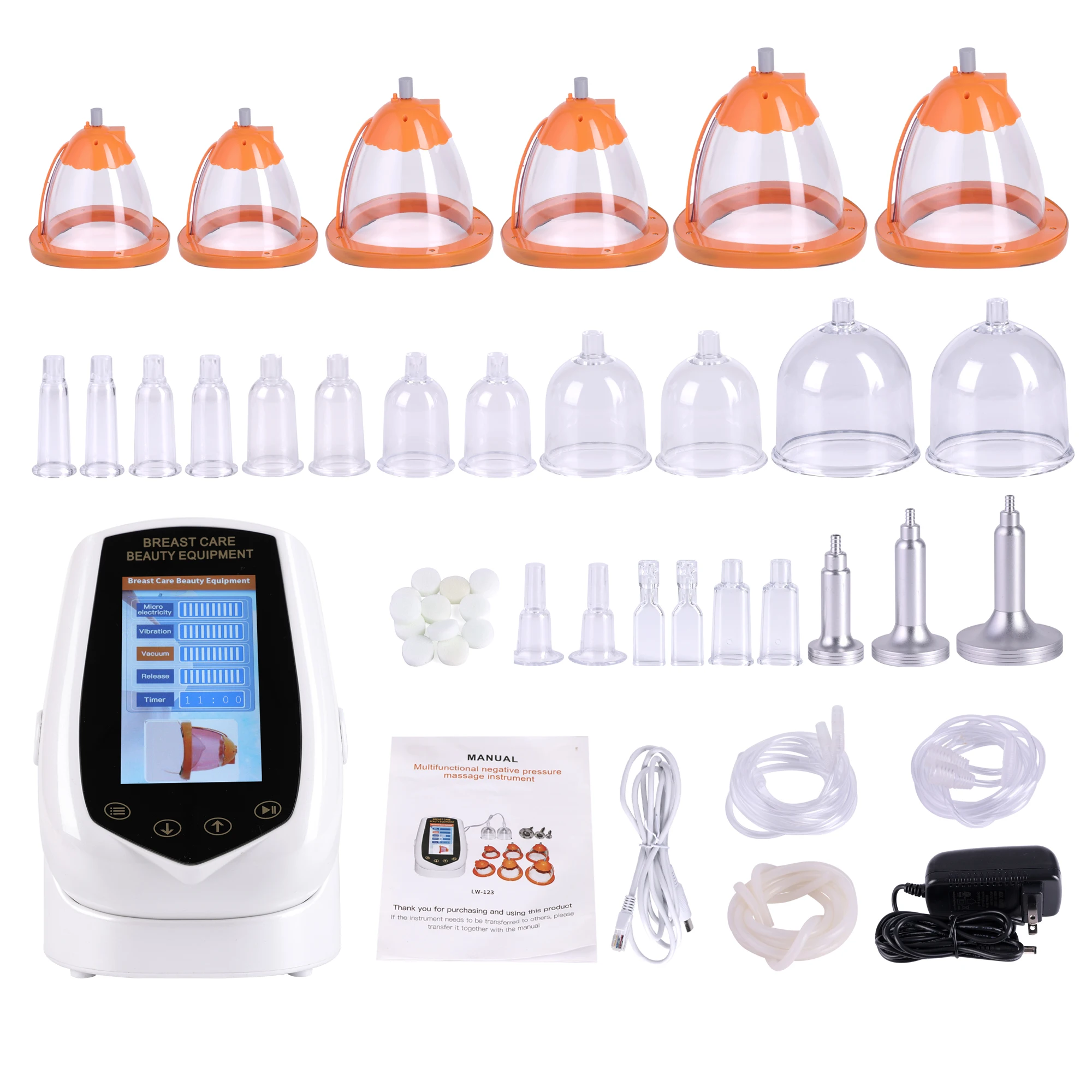 Breast Enhancement Device Red Led Micro-current Vacuum Breast & Butt Lift  Machine With 24 Pcs Cups - Buy Electric Breast Pump,Breast Enlargement  Machine,Breast Enhancement Machine Product on ...