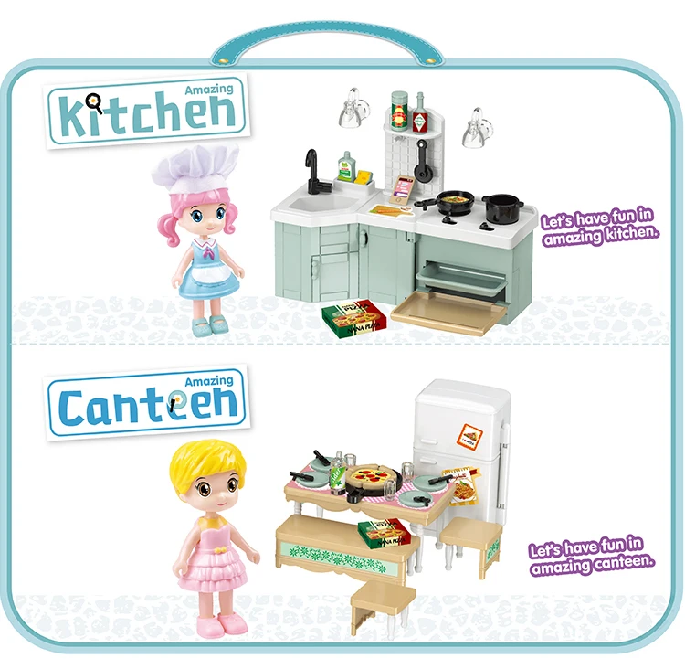 Qs Toy Fashion Canteen Lovely Baby Doll Gift Play Set Kitchen Accessories  Doll Dream House Toy - Buy Fashion Canteen Lovely Baby Doll Gift Play Set, Kitchen Accessories Doll Dream House Toy,Kitchen Toys