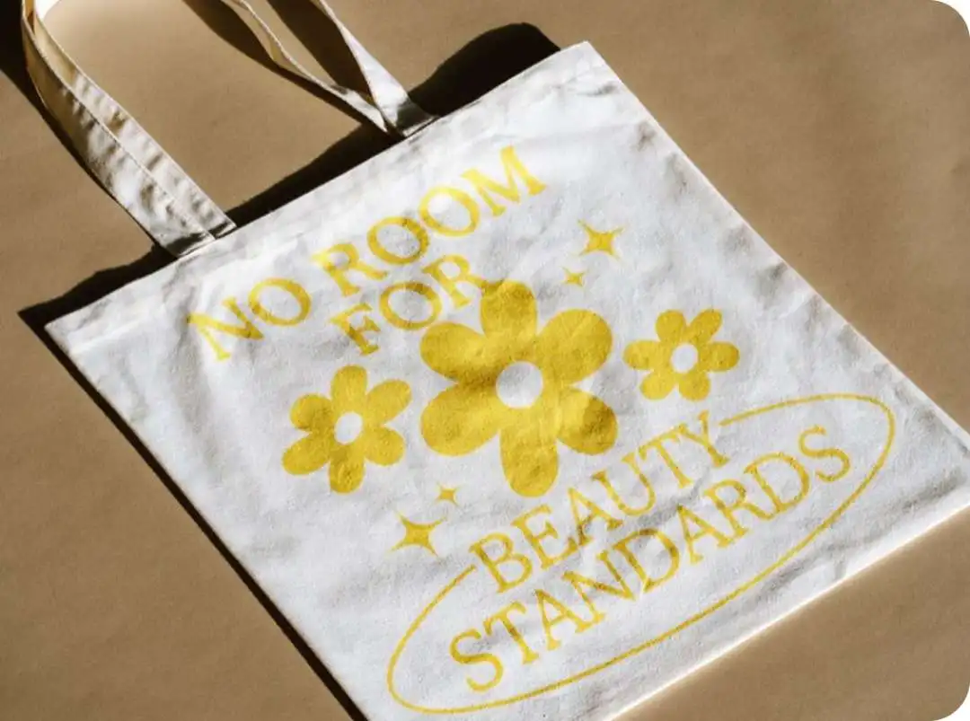 Ugh Simple Cute Canvas Tote Bag Reusable Grocery Bags Shoulder Bag  Minimalistic