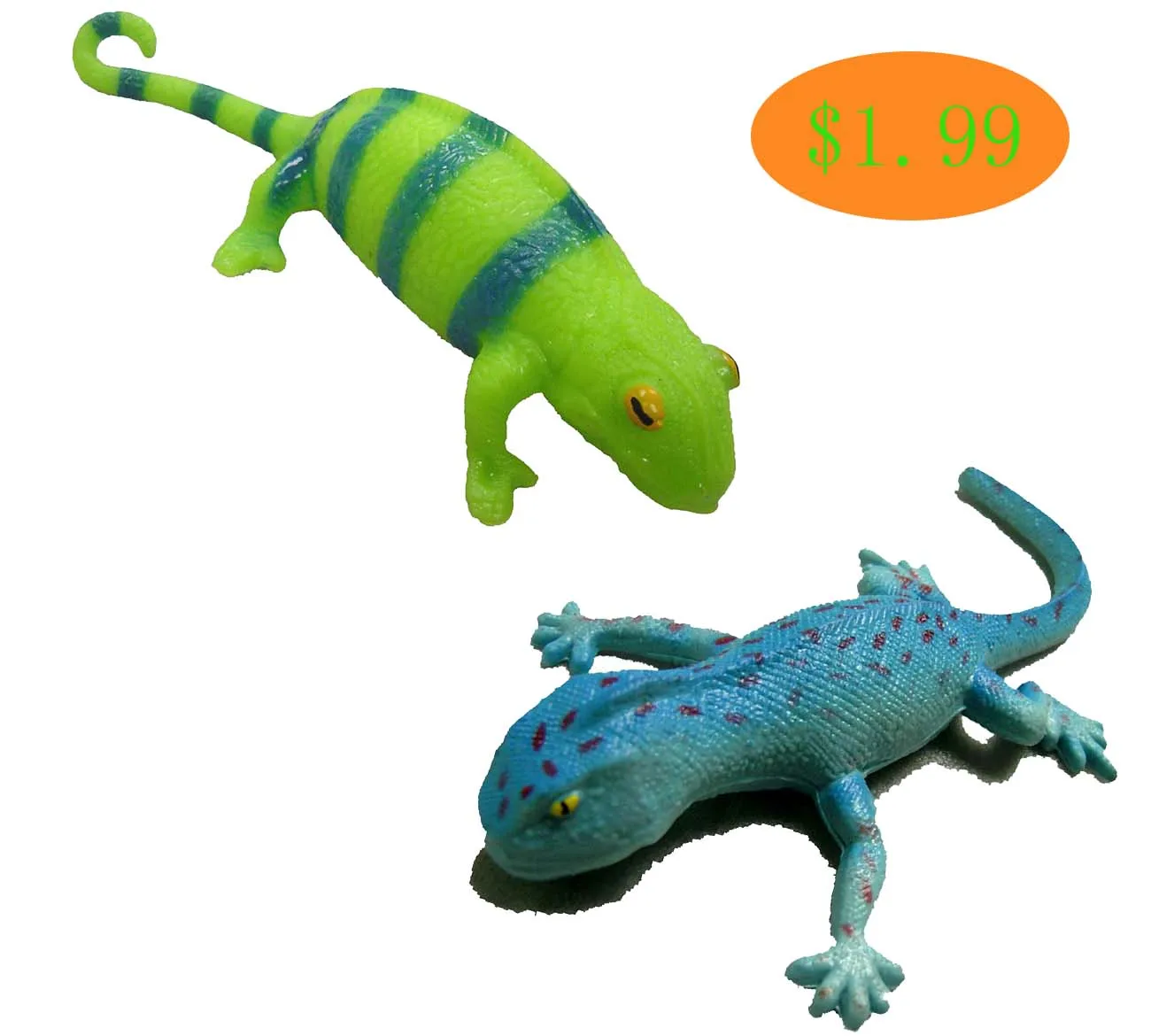 Lizard Rubber Toy Pets Stretchy Realistic Mini Reptile Lifelike New Collection 