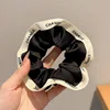 6-letter black hair tie - 12cm